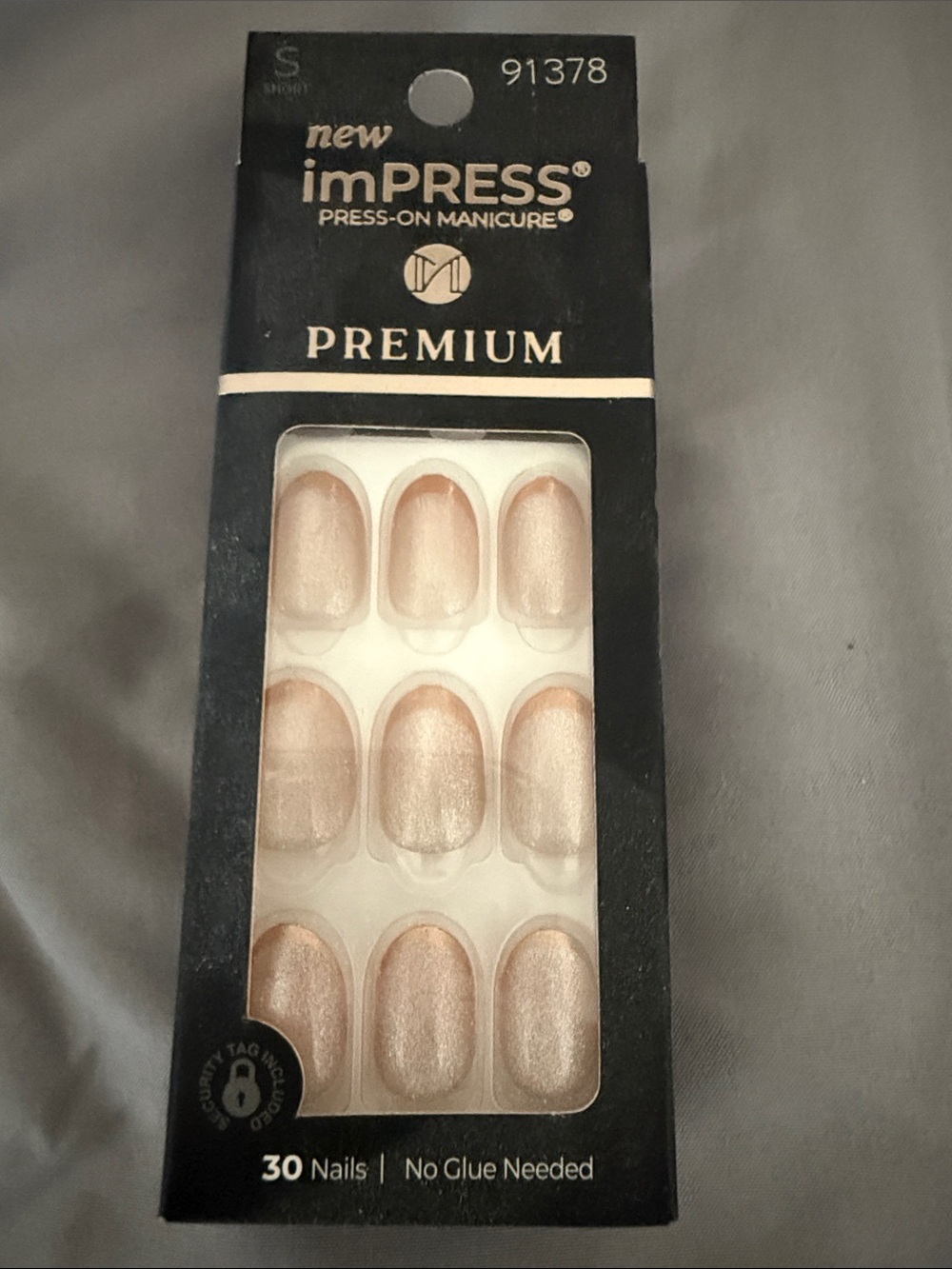 imPRESS Premium Press-On Nails in Shimmery Nude